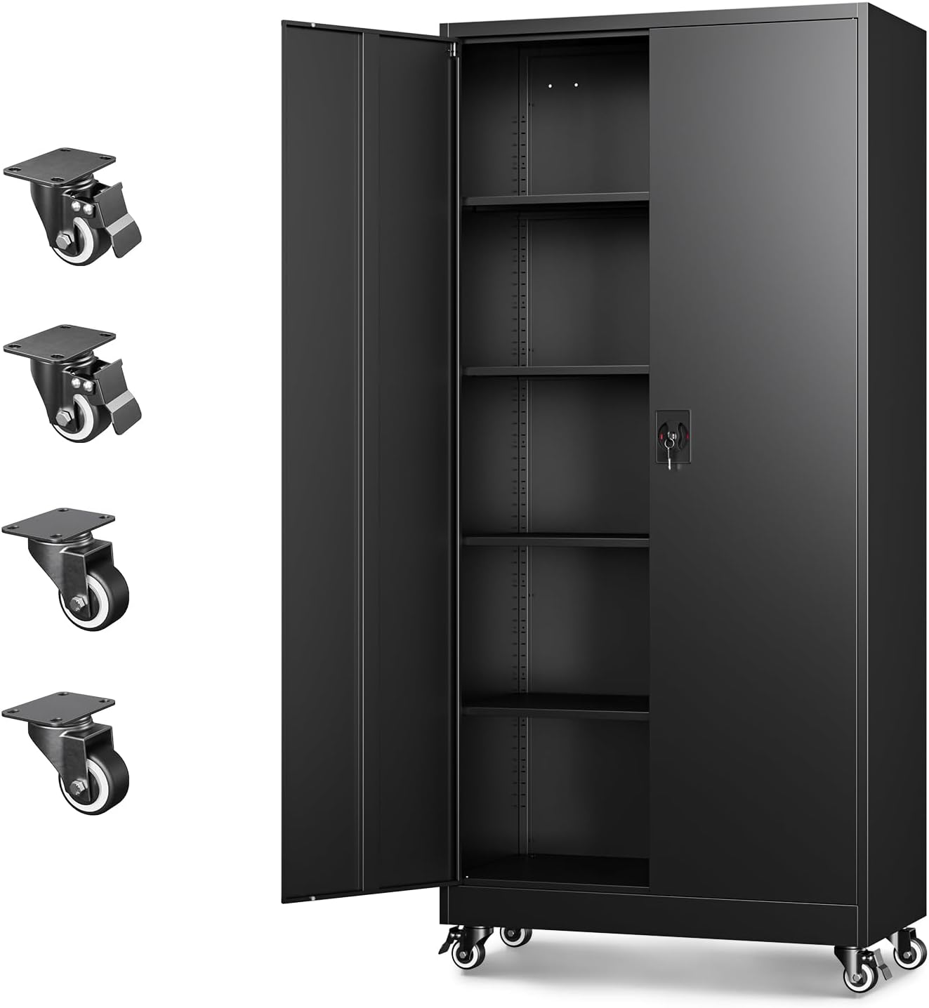 Office Storage Cabinet - Rolling Metal Garage Storage Cabinet Heavy
