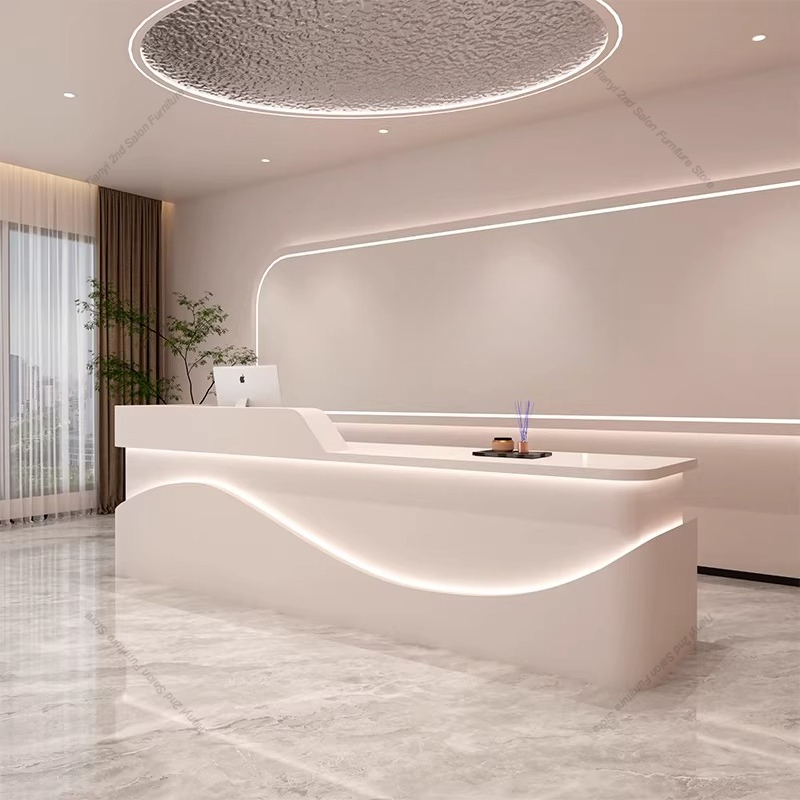 Office Furniture Company - Nordic High-End Beauty Salon Cashier Counter