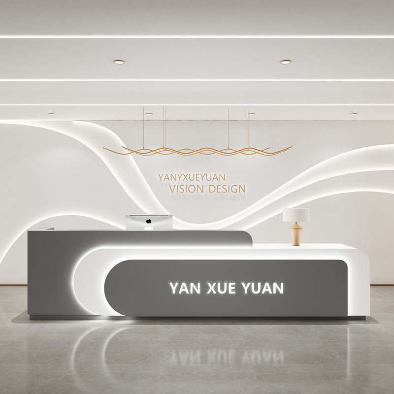 Office Furniture Company - Simple Medical Reception Desk Beauty Company