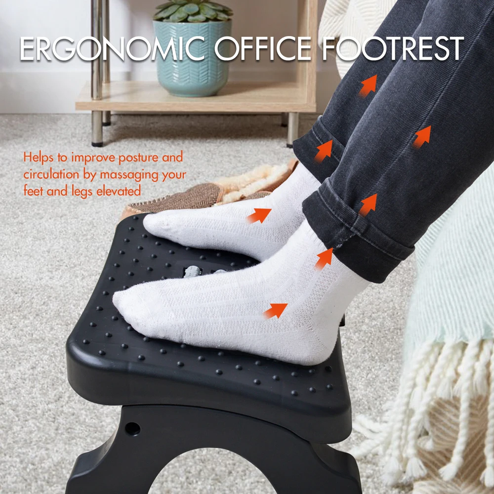 Office Furniture For Sale - Ergonomic Under Desk Footrest with Massage