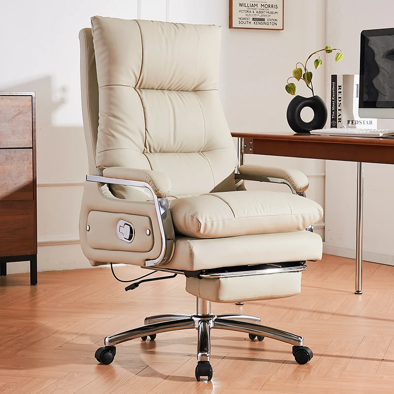 Office Furniture First - First Layer Cowhide Computer Chair Home
