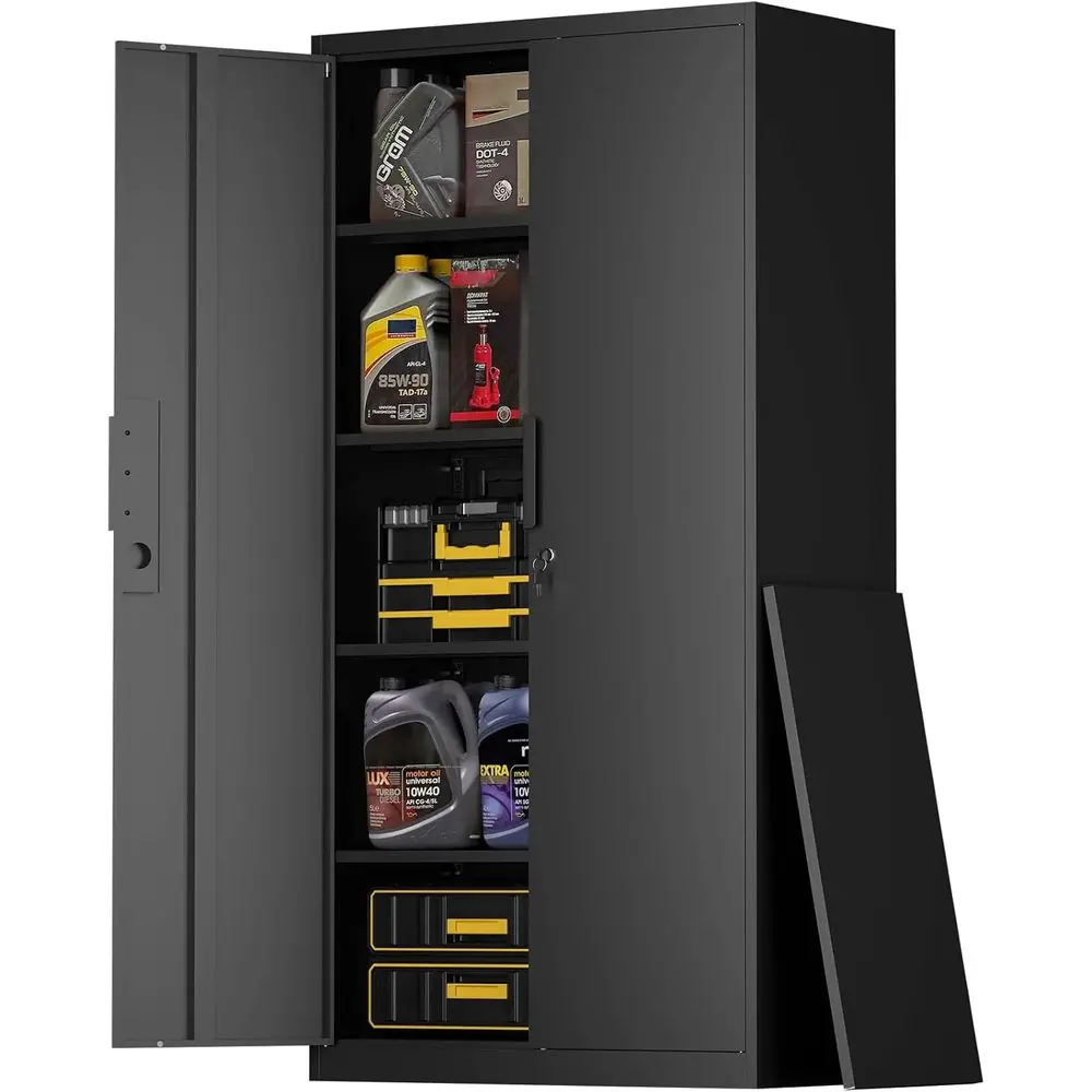 Office Storage Cabinet - 72 High Heavy-Duty Metal Storage Cabinet