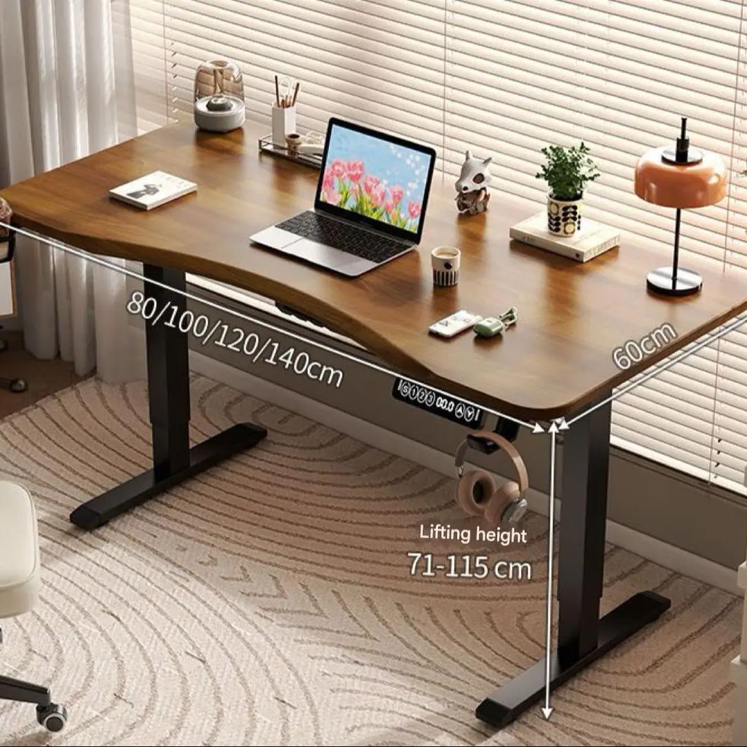 Gaming Desk With Hutch - 80/100/120/140cm Height Adjustable Office Computer Desk