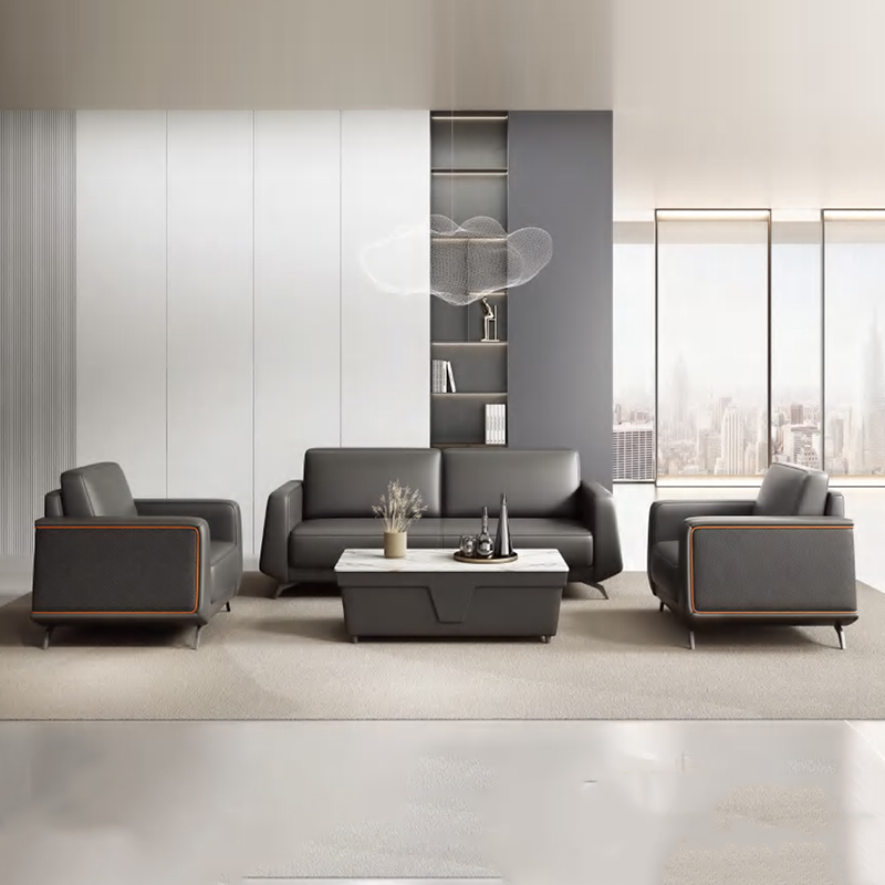 Office Furniture Company - Modern New Luxury Leather Office Sofa