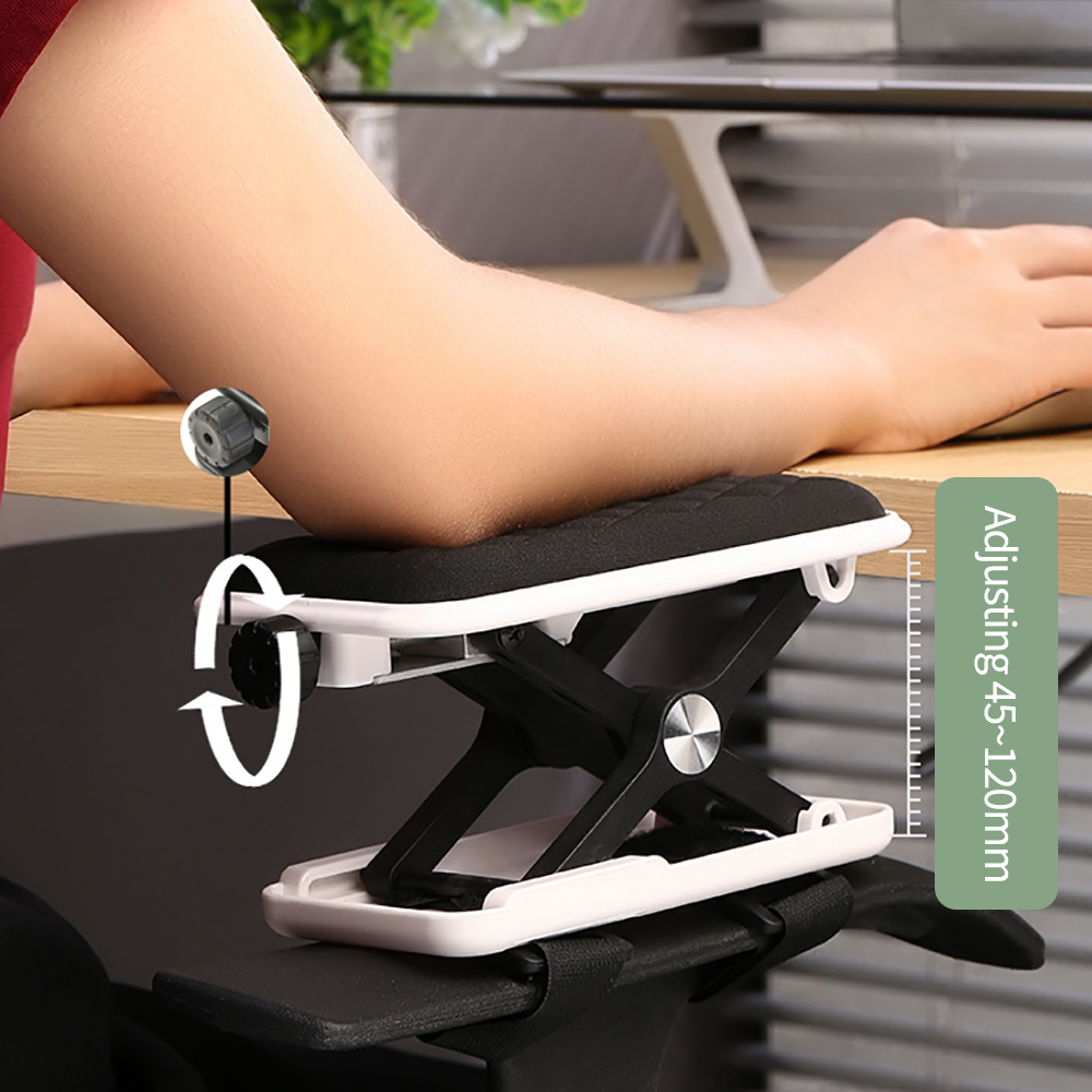 Gaming Desk With Hutch - Computer Armrest Pad Extender Hand Bracket