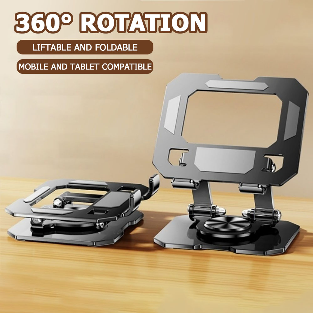 Gaming Desk With Hutch - 360 Rotating Tablet Phone Stand Adjustable