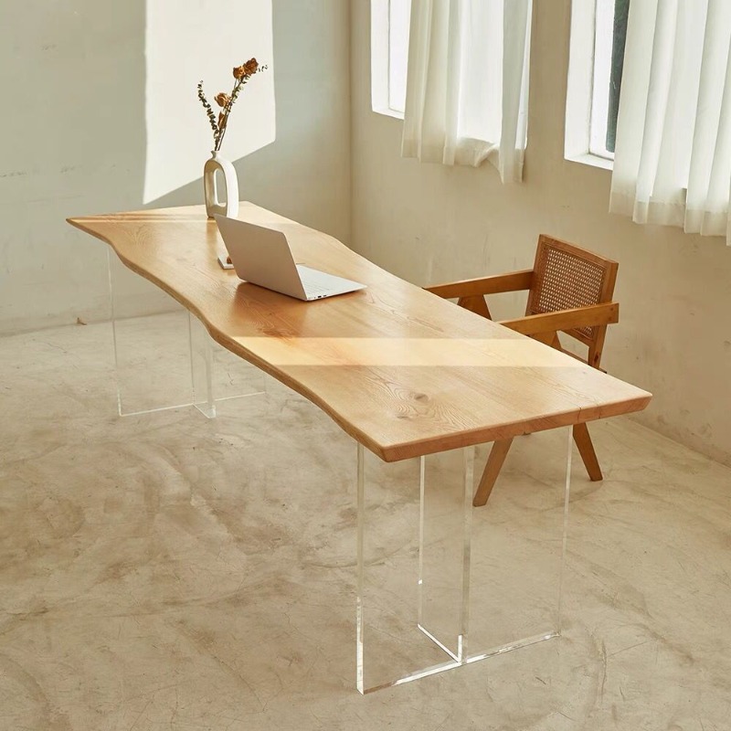 Nordic Solid Wood Acrylic Floa - Office Furniture Modern 评论和价格