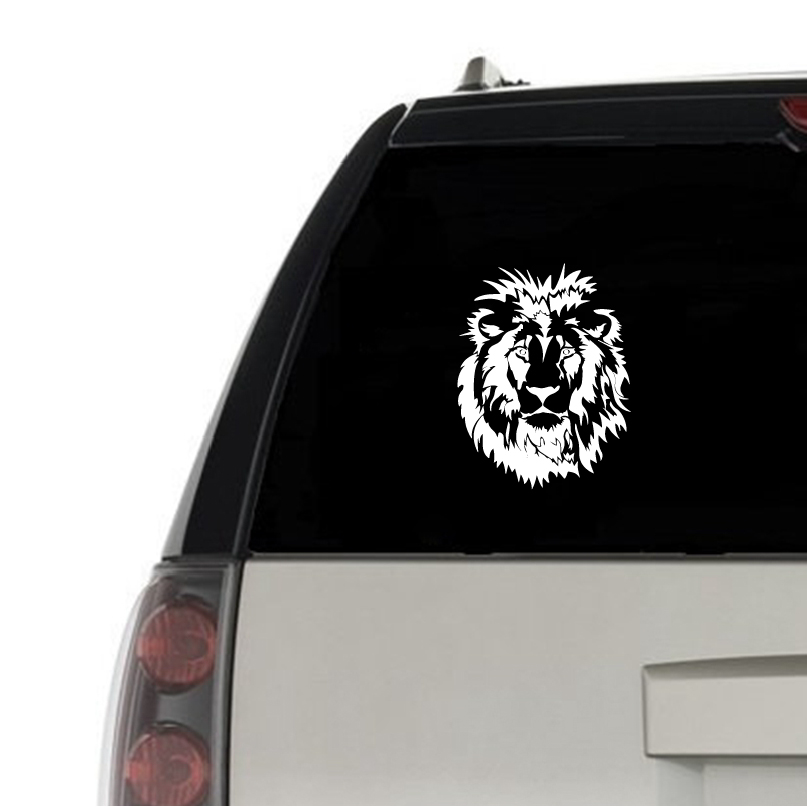 Lion Head Wall Decal Car Vinyl - Office Furniture For Sale 评论和价格