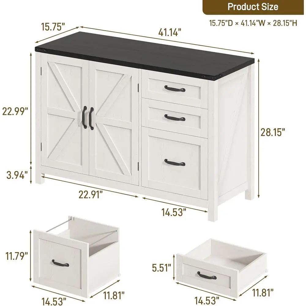 White and Black A4 Size Latera - File Cabinet Lateral 评论和价格