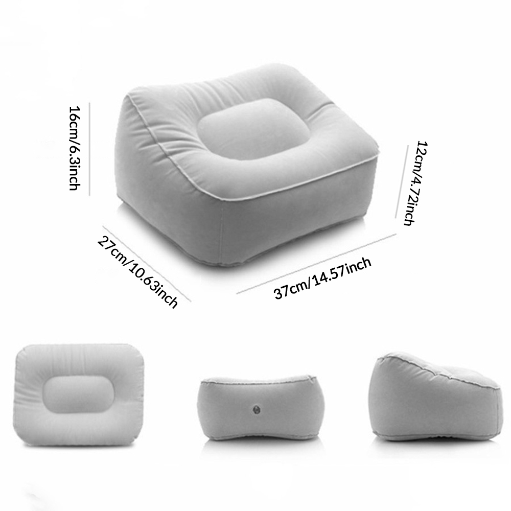 1pc Inflatable Foot Rest Pillo - Office Footrest Cushion 评论和价格