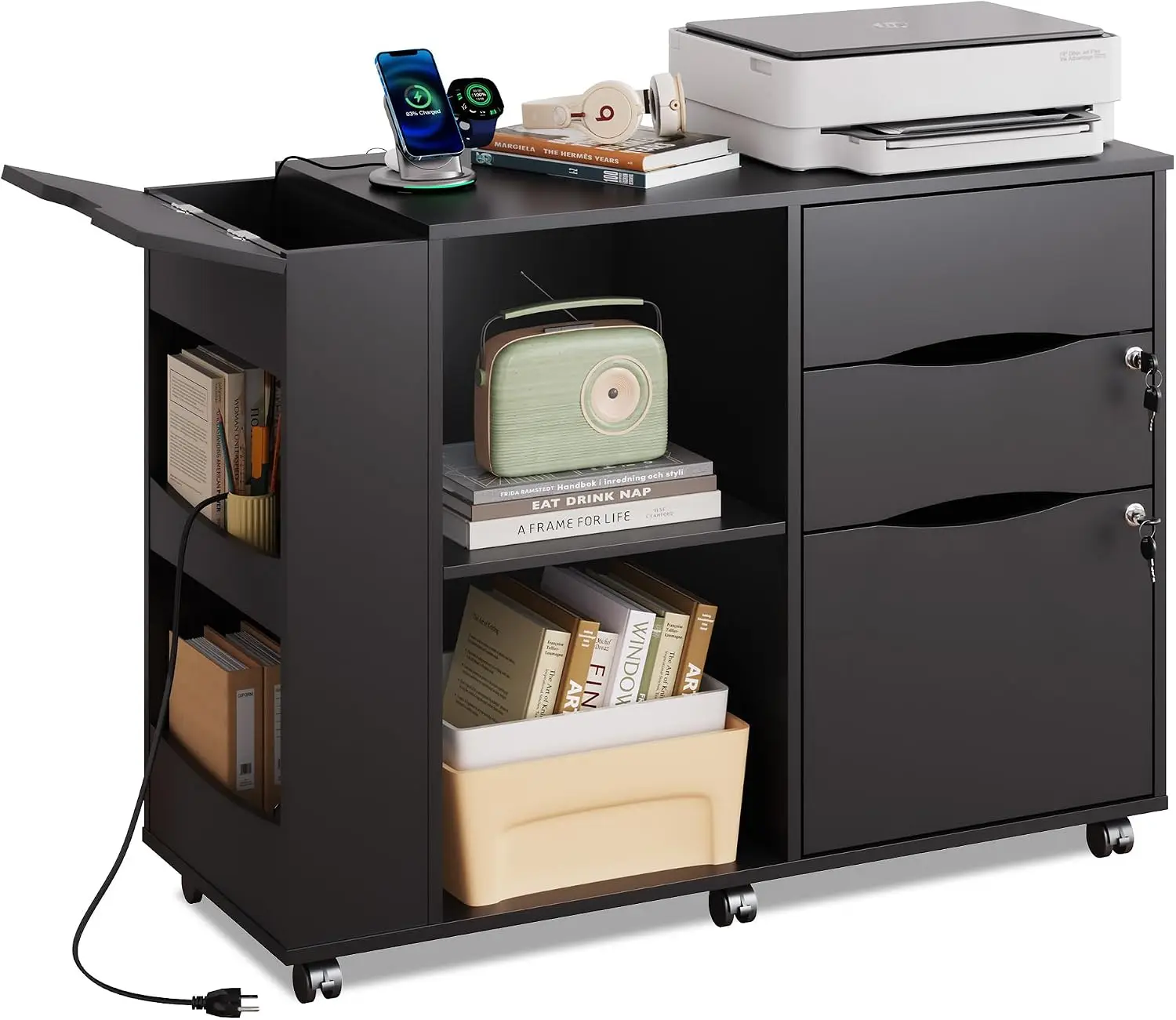 File Cabinet with Lock, Printe - File Cabinet Lateral 评论和价格