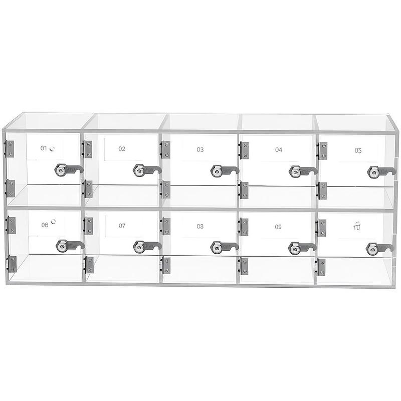 Cell Phone Storage Locker, 10  - Office Storage Cabinet 评论和价格