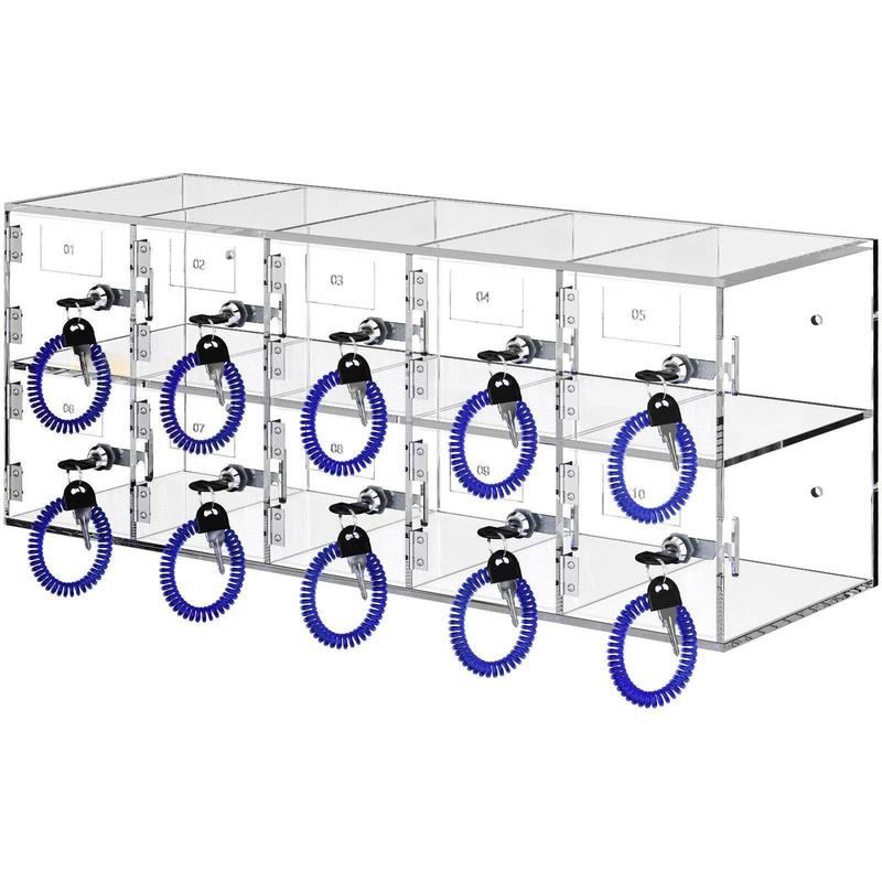 Cell Phone Storage Locker, 10  - Office Storage Cabinet 评论和价格