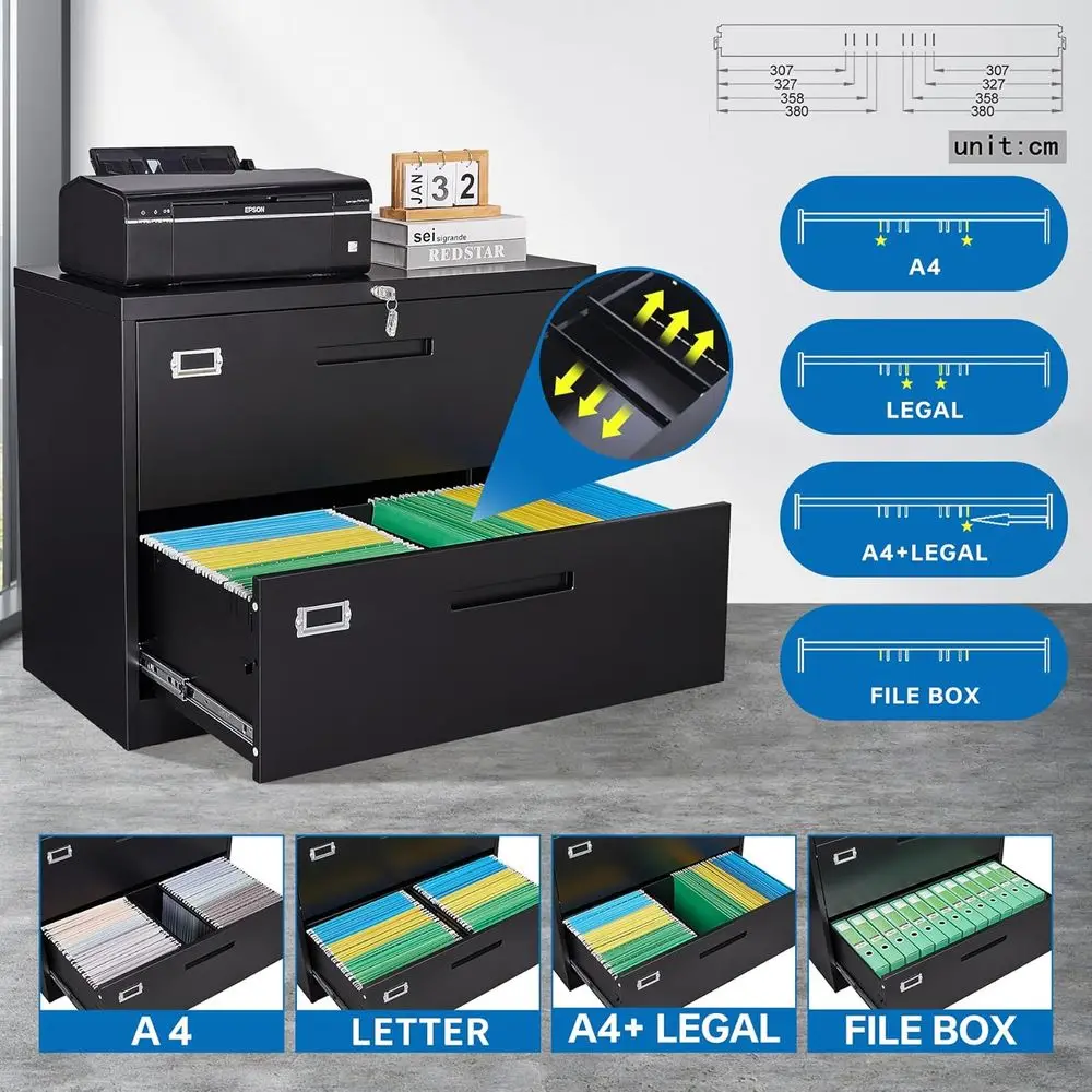 Lateral Filing Cabinet with Lo - File Cabinet Lateral 评论和价格