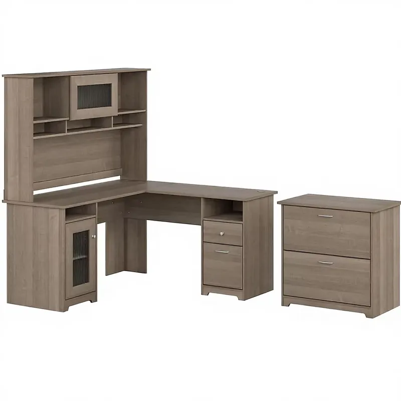 USA Stock L Shaped Home Office - File Cabinet Lateral 评论和价格