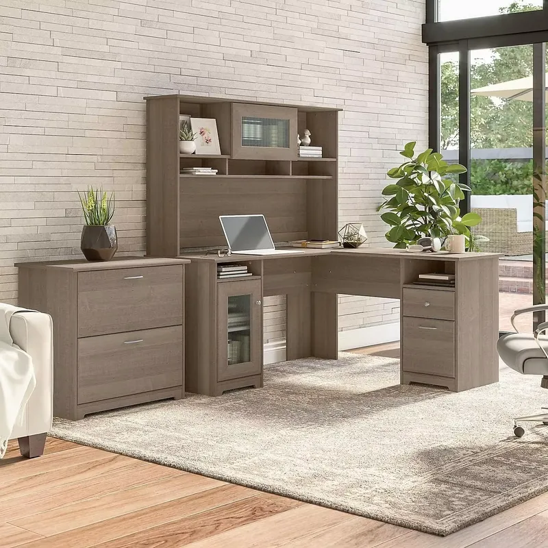 USA Stock L Shaped Home Office - File Cabinet Lateral 评论和价格