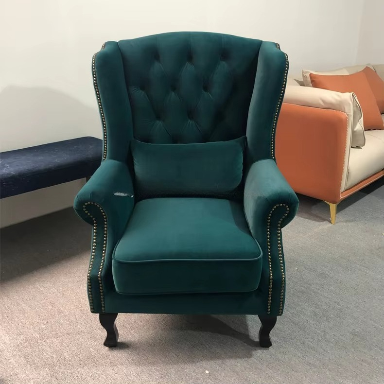 Modern Tufted Wing Back Sofa C - Office Furniture For Sale 评论和价格