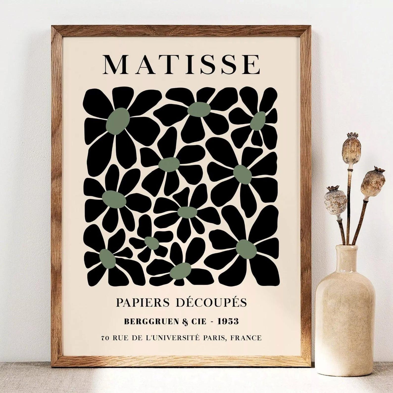 3pcs/set Retro Matisse Canvas  - Office Furniture Modern 评论和价格
