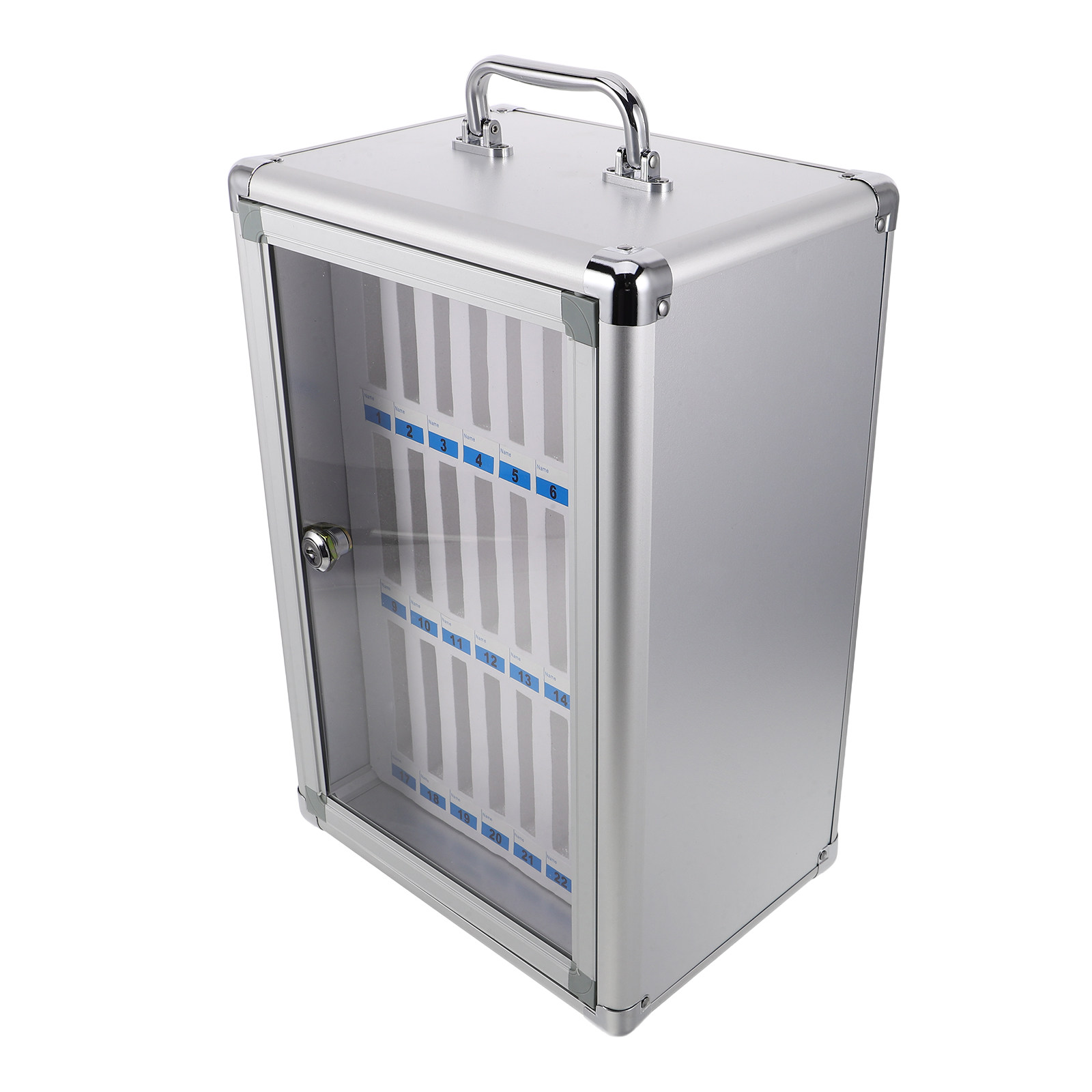 24-Slots Cell Phone Locker Alu - Office Storage Cabinet 评论和价格