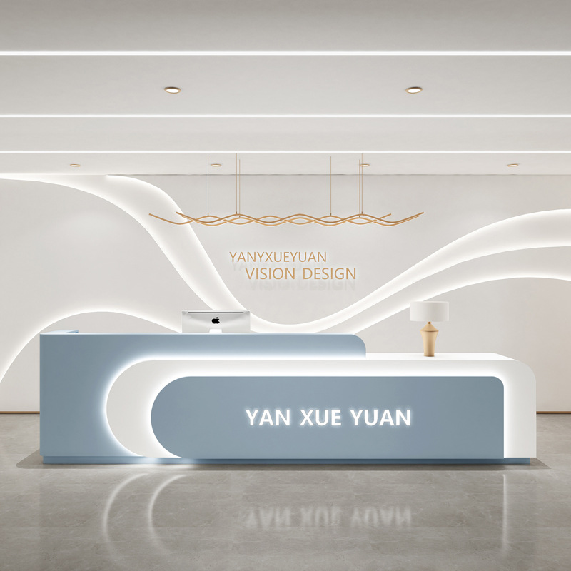 Simple Medical Reception Desk  - Office Furniture Company 评论和价格
