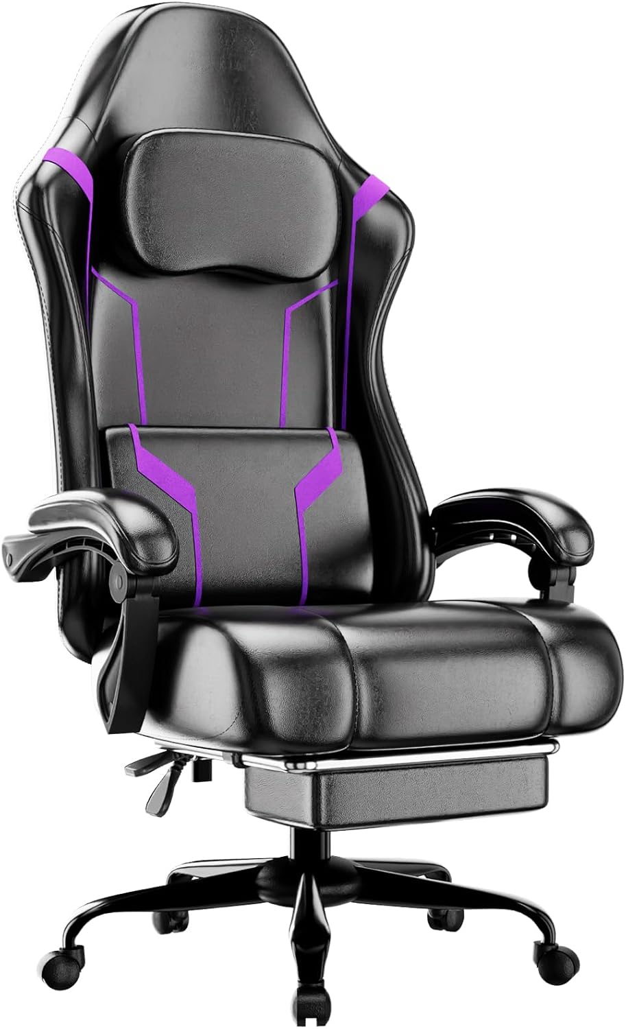 Ergonomic Gaming Chair with Po - Office Footrest Cushion 评论和价格