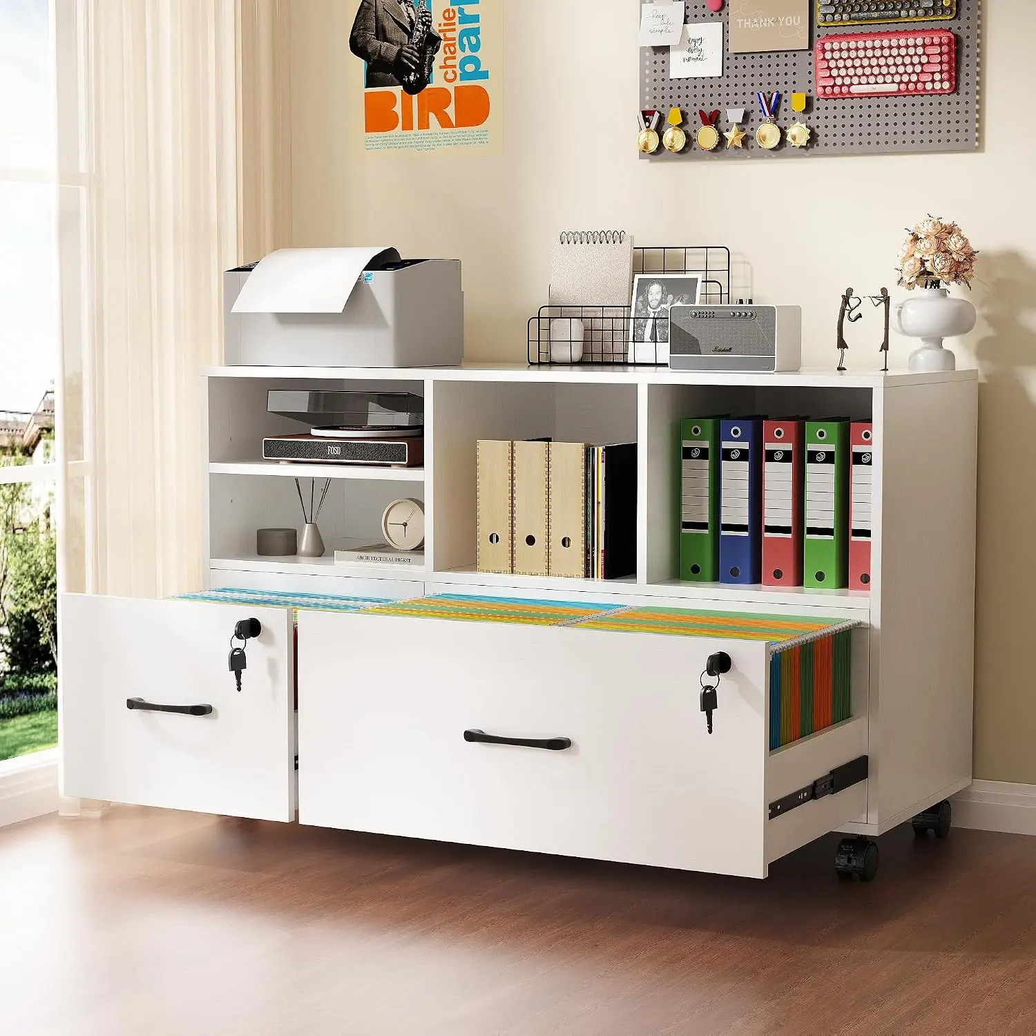 2 Drawer Mobile Lateral File C - File Cabinet Lateral 评论和价格