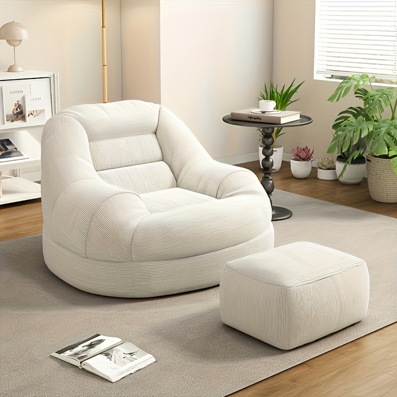 Lazy tatami sofa and footstool - Office Furniture For Sale 评论和价格