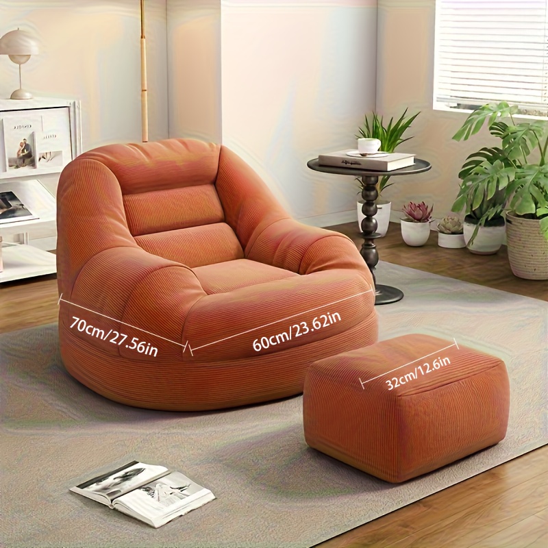 Lazy tatami sofa and footstool - Office Furniture For Sale 评论和价格