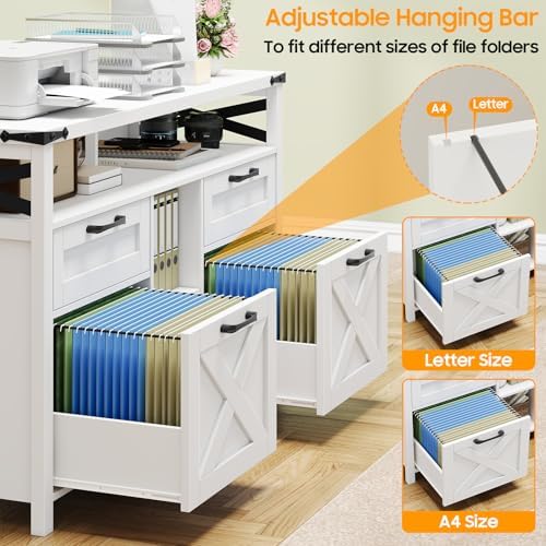 File Cabinet with Open Storage - File Cabinet Lateral 评论和价格