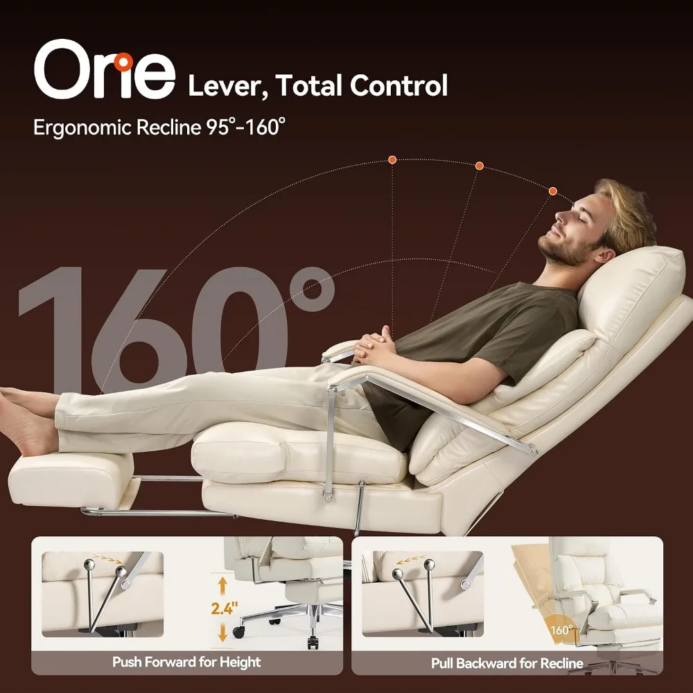 160° Reclining Executive Offic - Office Footrest Cushion 评论和价格