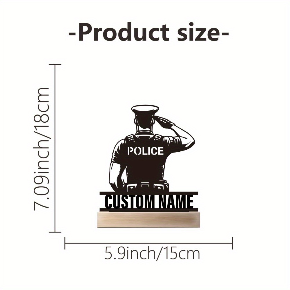Personalized Metal Police Badg - Office Furniture Modern 评论和价格