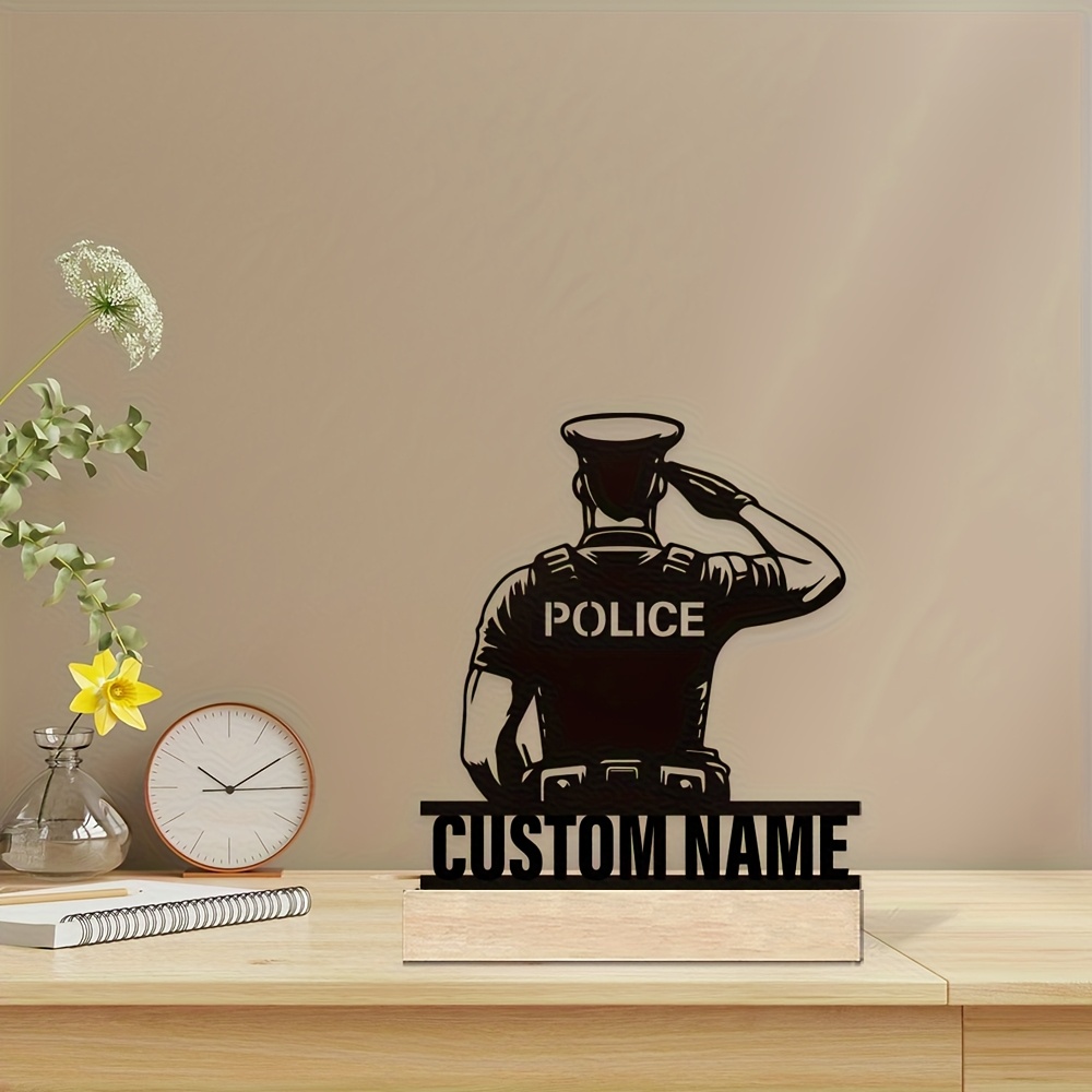 Personalized Metal Police Badg - Office Furniture Modern 评论和价格