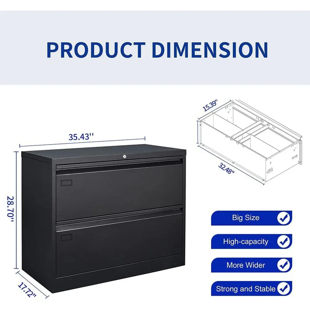 Lateral File Cabinet with Lock - File Cabinet Lateral 评论和价格