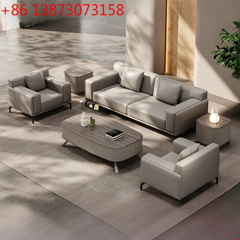 Leather office sofa combinatio - Office Furniture First 评论和价格