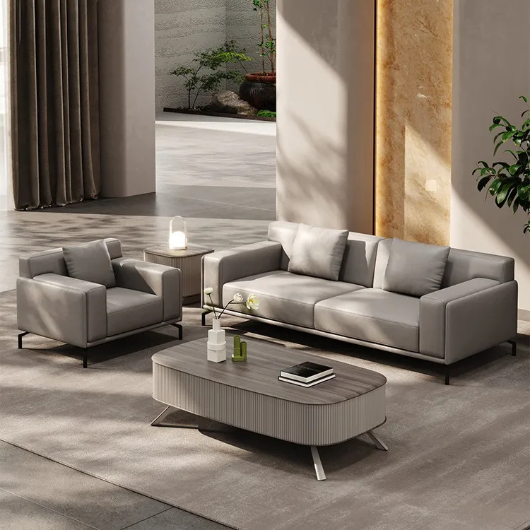 Leather office sofa combinatio - Office Furniture First 评论和价格