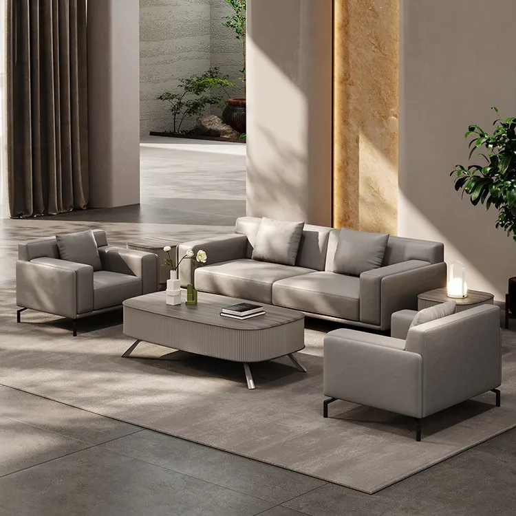 Leather office sofa combinatio - Office Furniture First 评论和价格
