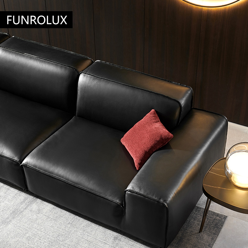 Big Black Cow Leather Sofa Off - Office Furniture First 评论和价格