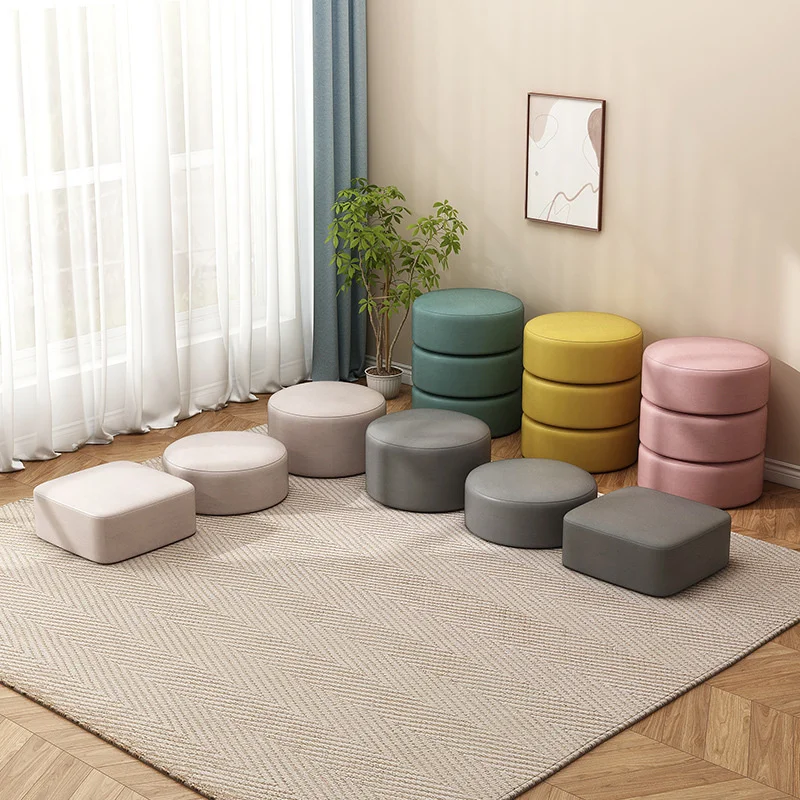 Japanese-style Small Stool Laz - Office Footrest Cushion 评论和价格