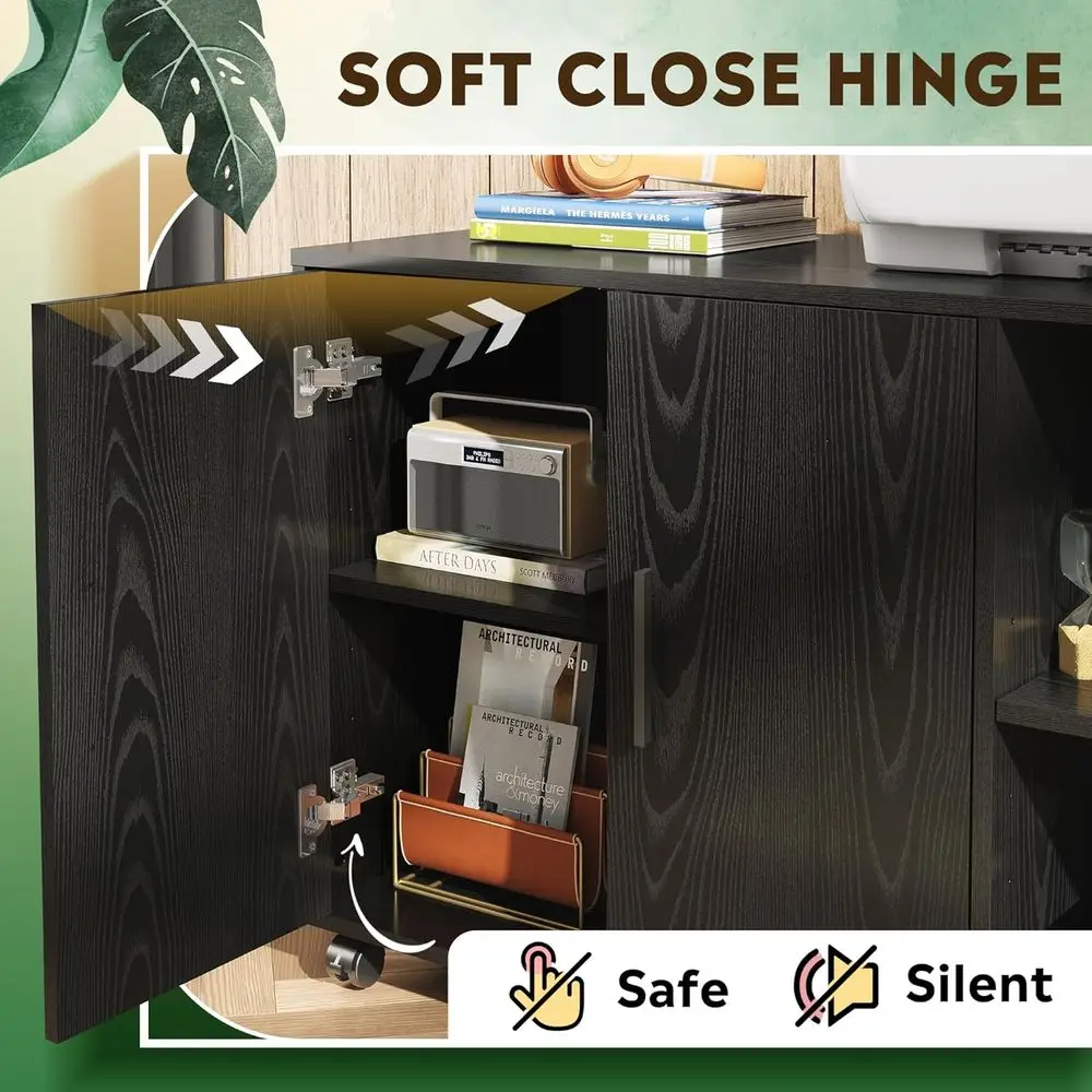 Black Office Storage Cabinet w - File Cabinet Lateral 评论和价格