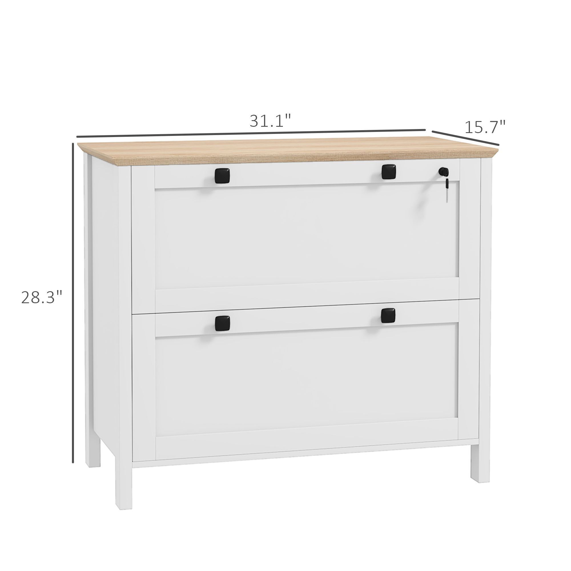 2 Drawer File Cabinet with Loc - File Cabinet Lateral 评论和价格