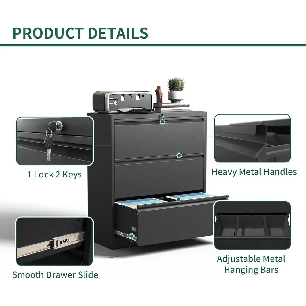 Lateral File Cabinet with Meta - File Cabinet Lateral 评论和价格