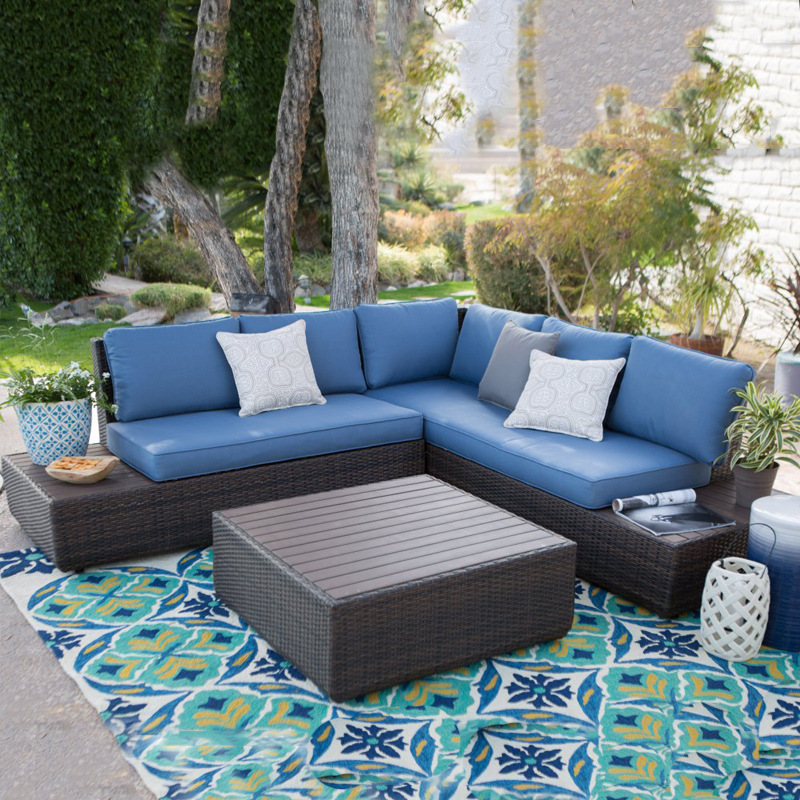 Outdoor Sofa Courtyard Rattan  - Office Furniture For Sale 评论和价格