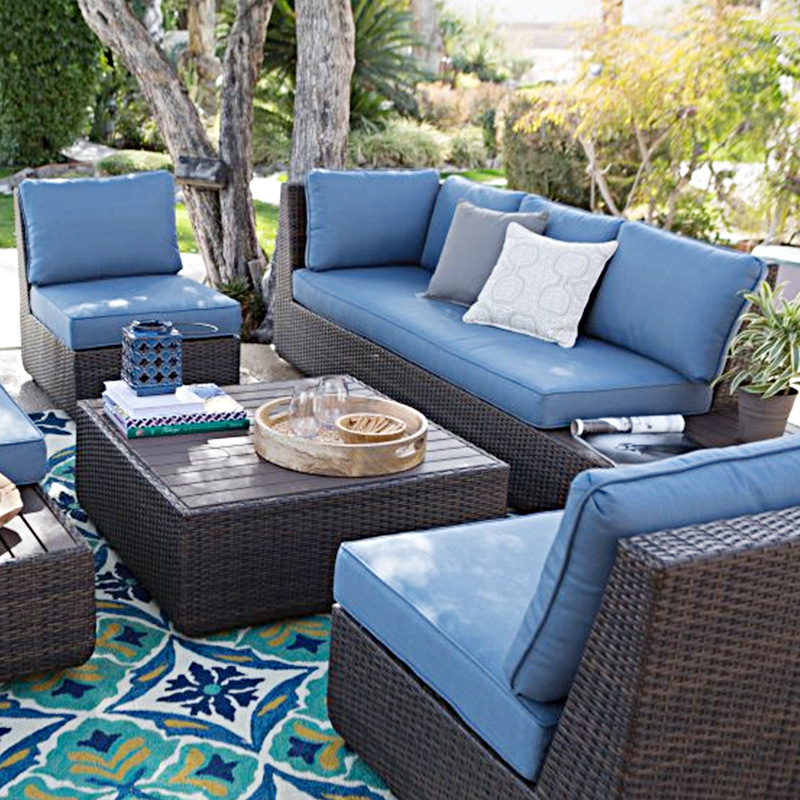 Outdoor Sofa Courtyard Rattan  - Office Furniture For Sale 评论和价格