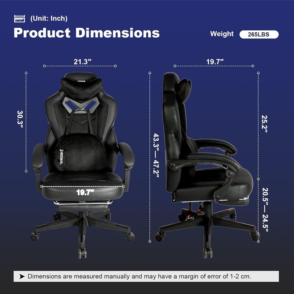 Ergonomic Reclining Office Cha - Office Footrest Cushion 评论和价格