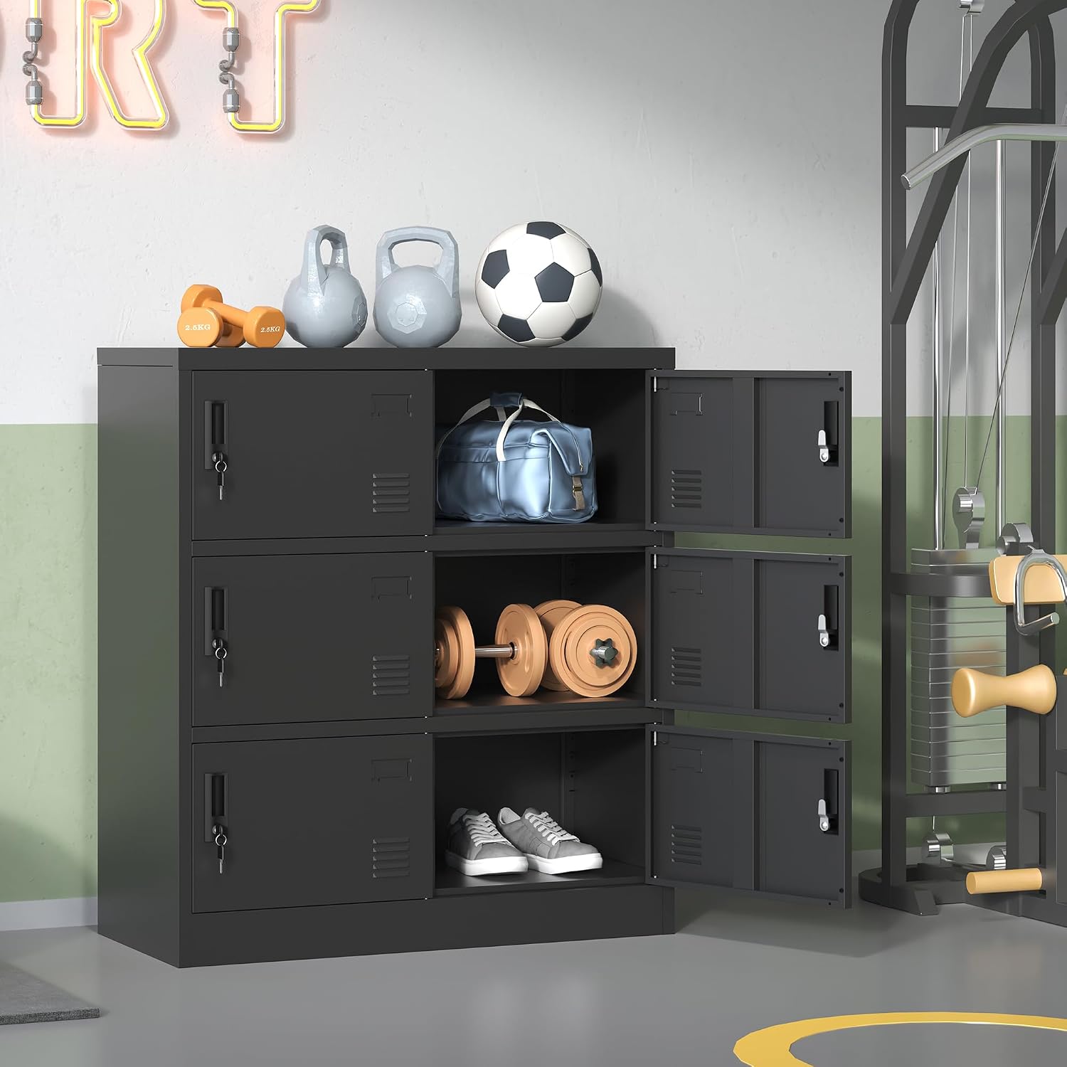 Metal Lockers For Employees Of - Office Storage Cabinet 评论和价格