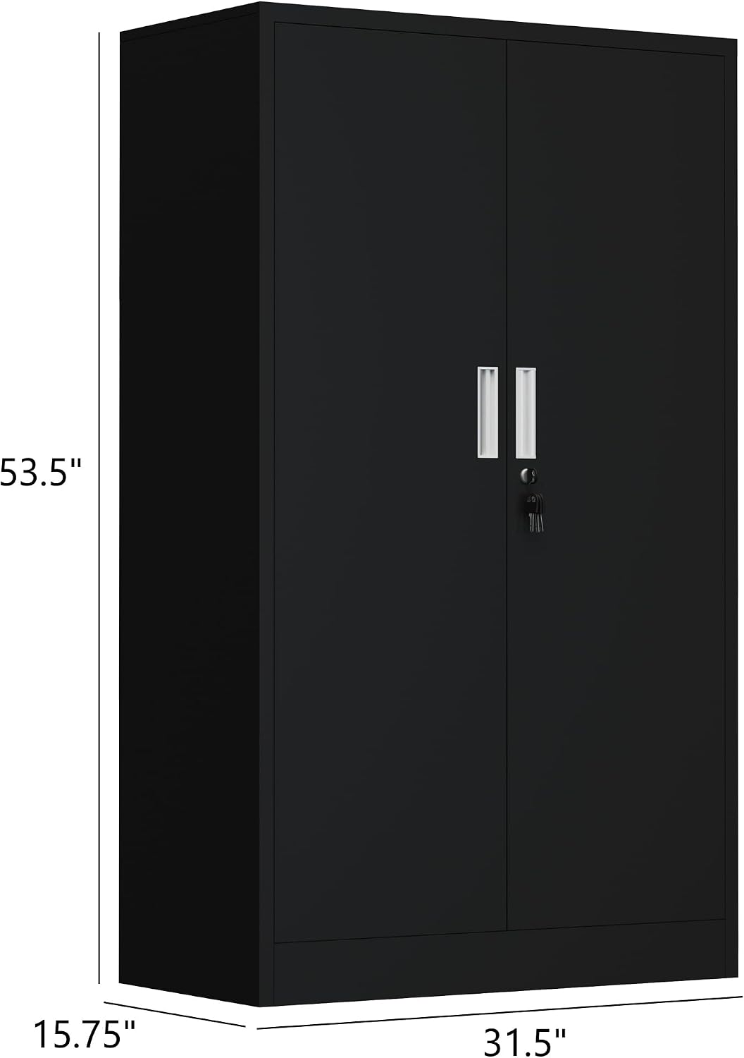 53.5 Inch Tall Metal Lockable  - Office Storage Cabinet 评论和价格