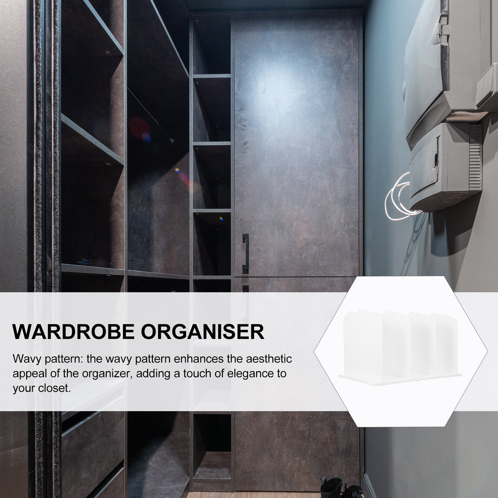 2Pcs Wardrobe Storage Shelves  - Office Storage Cabinet 评论和价格