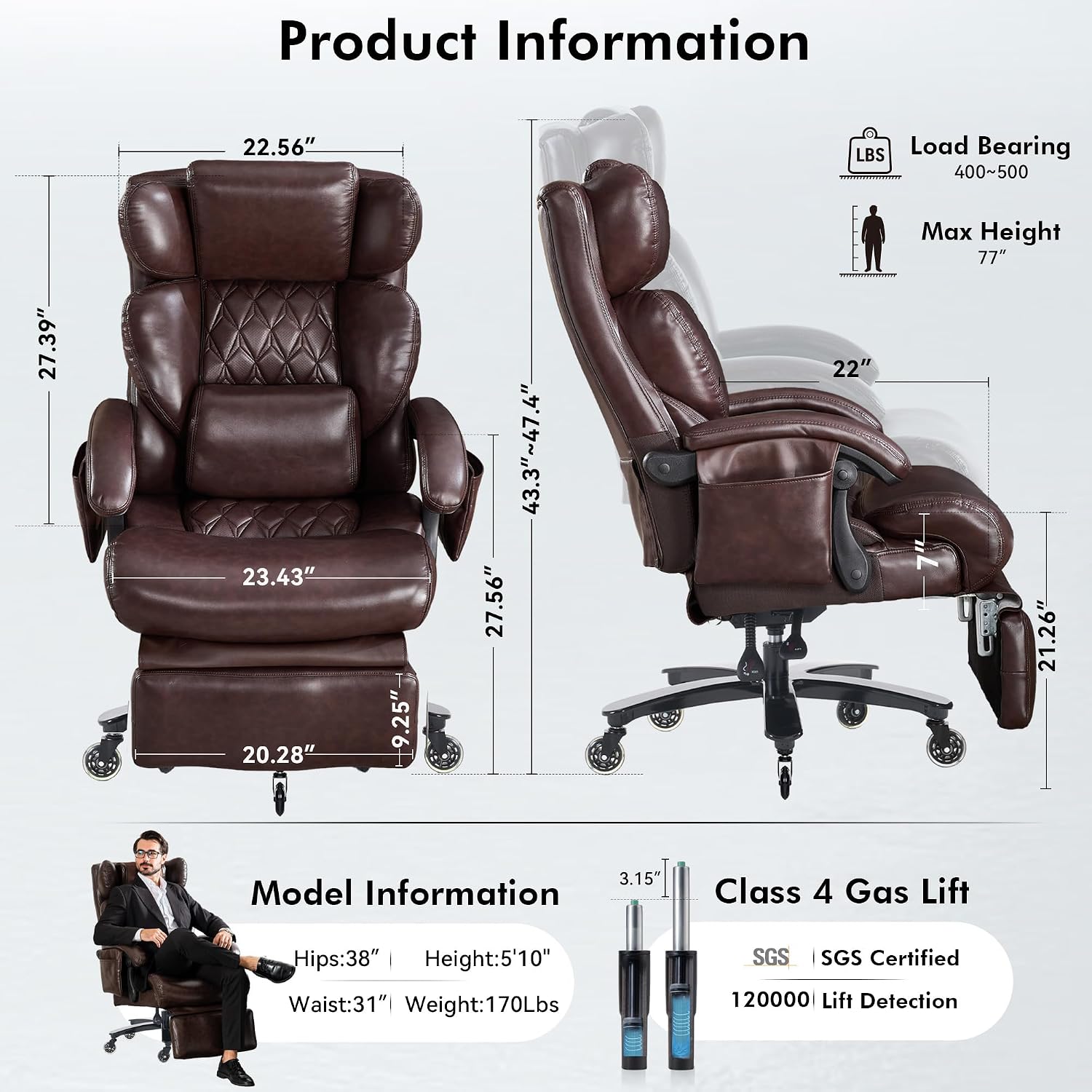 Big & Tall Ergonomic Office Ch - Office Footrest Cushion 评论和价格