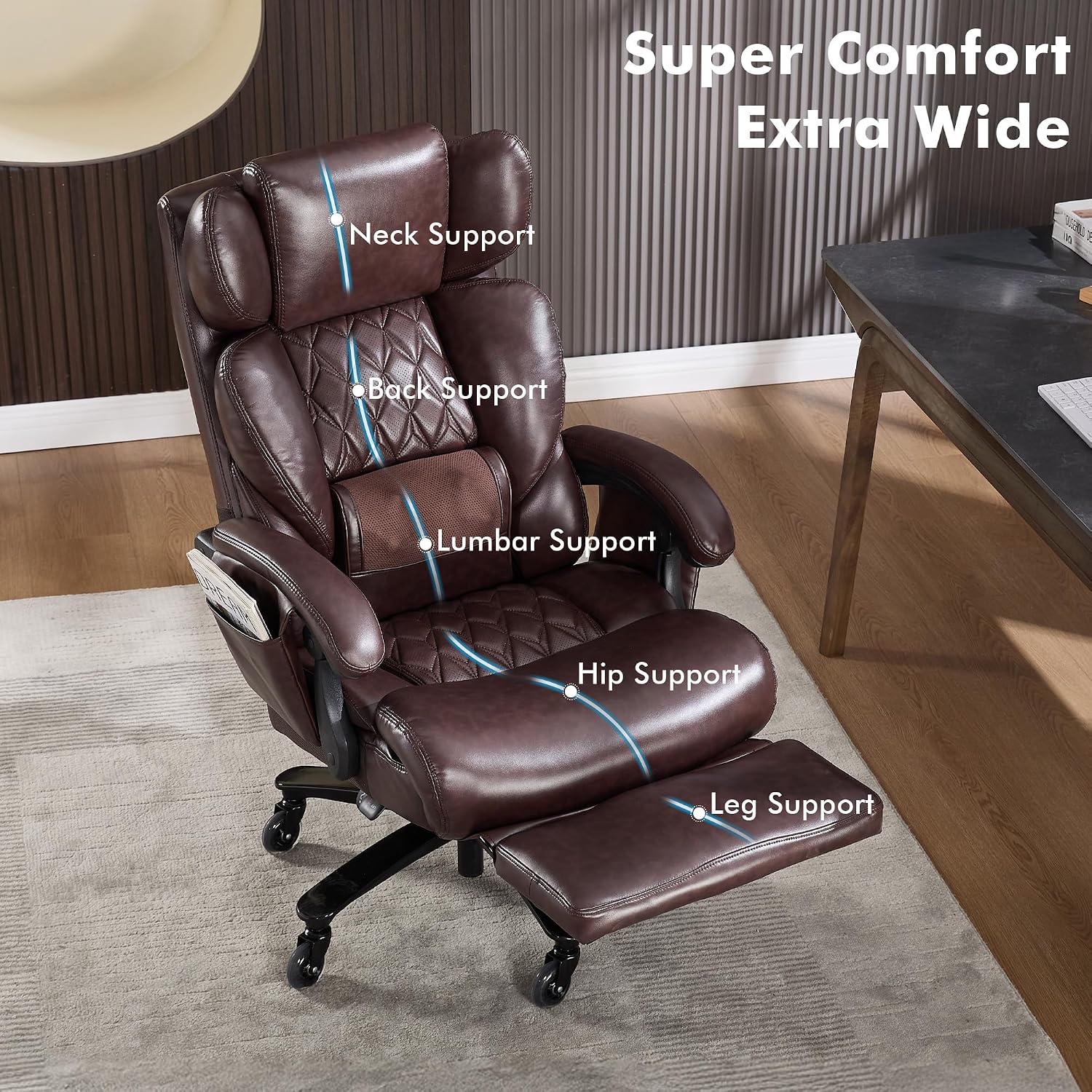 Big & Tall Ergonomic Office Ch - Office Footrest Cushion 评论和价格